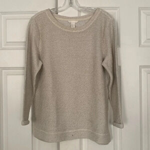 H&M cream sweater small